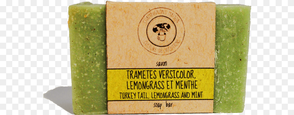 Green Turekey Tail Lemongrass Mint Mycomedicinal Soap, Book, Publication Free Png Download