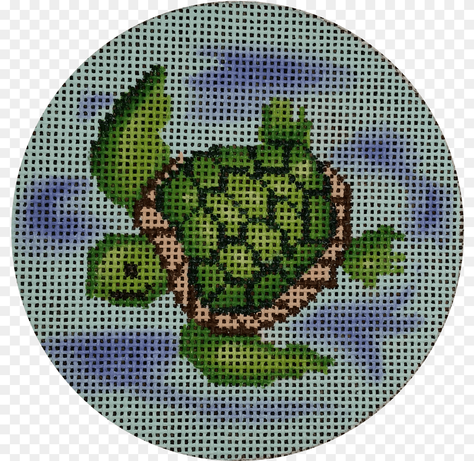 Green Turtle Cross Stitch, Pattern, Embroidery, Food, Produce Free Transparent Png