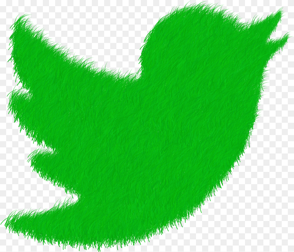 Green Twitter Logo Image Simbolo Do Twitter Verde, Moss, Plant, Leaf Free Png