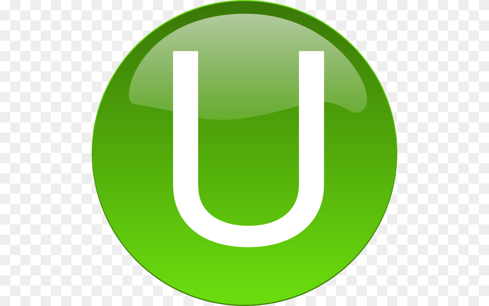 Green U Clip Art, Logo, Symbol, Text Free Transparent Png