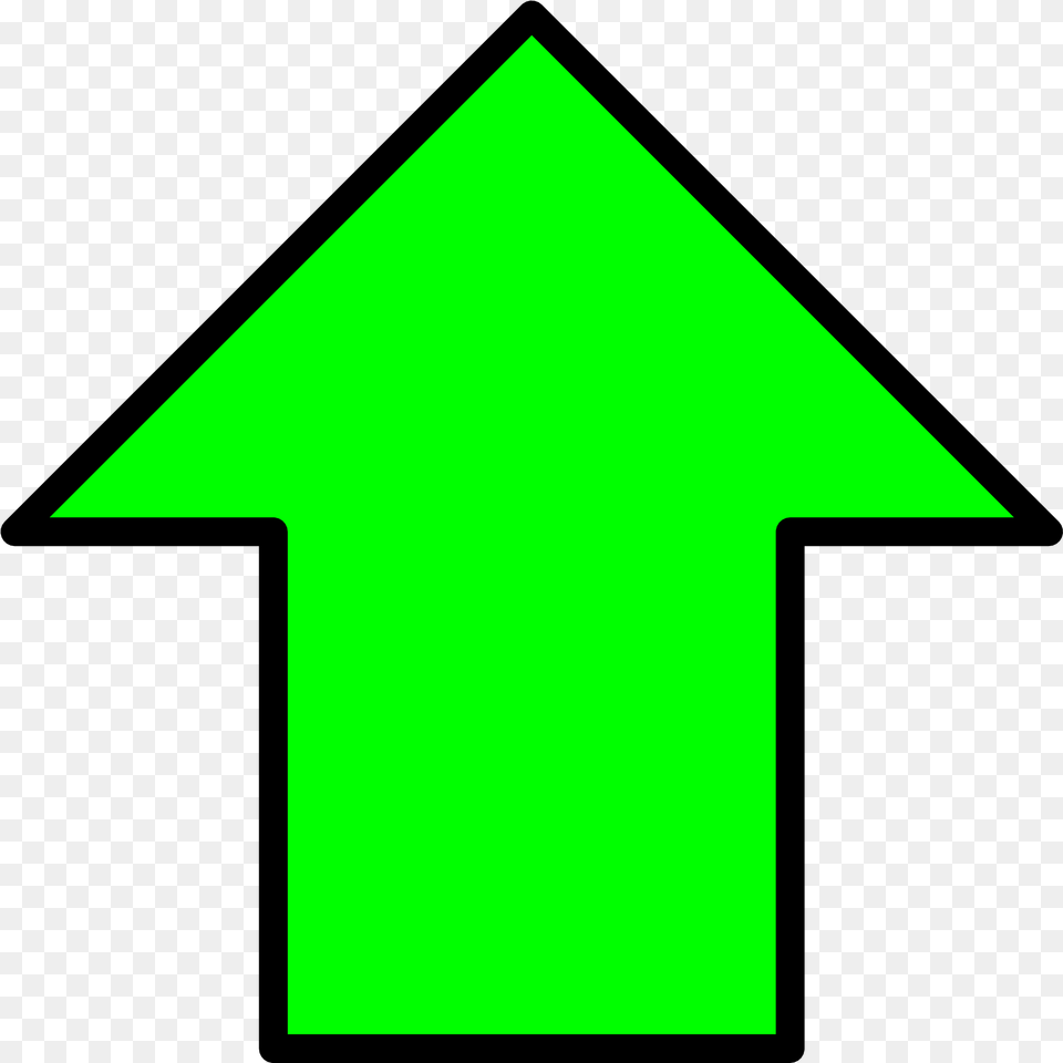 Green Up Arrow Icons And Backgrounds Green Up Arrow, Triangle, Symbol Free Transparent Png