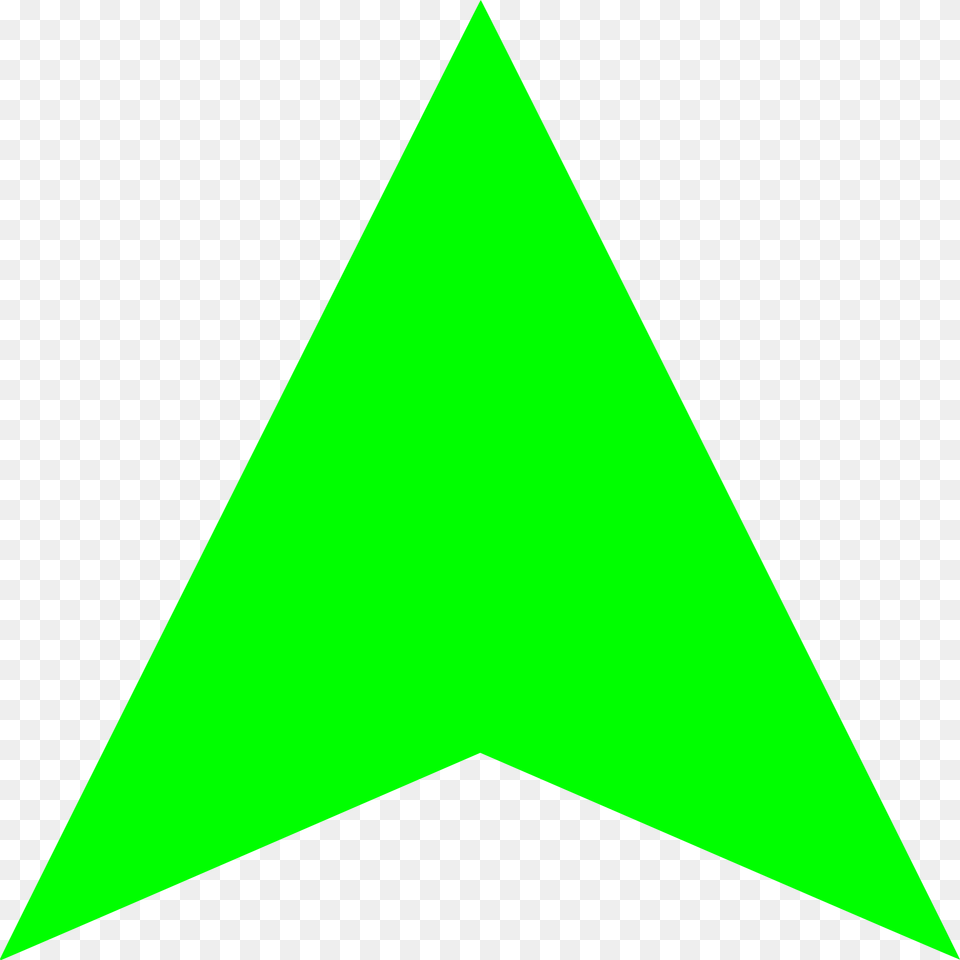 Green Up Arrow Green Up Arrow Svg, Triangle Png Image