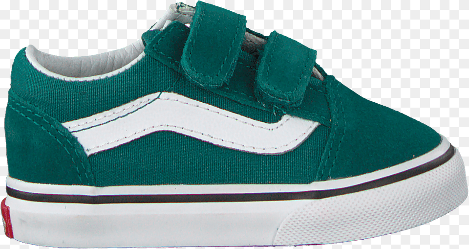 Green Vans Sneakers Td Old Skool V Quetzal Skate Shoe, Clothing, Footwear, Sneaker, Suede Free Transparent Png