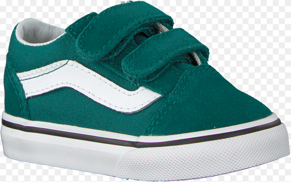 Green Vans Sneakers Td Old Skool V Quetzal Skate Shoe, Clothing, Footwear, Sneaker, Suede Free Transparent Png