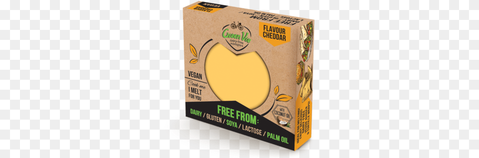 Green Vie Cheddar Cheese Block 250g Green Vie Cheddar, Box, Cardboard, Carton Free Png Download