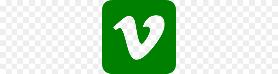 Green Vimeo Icon Free Png