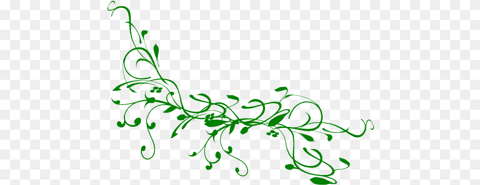 Green Vine Clip Art At Clker Vine Clip Art, Floral Design, Graphics, Pattern Free Png