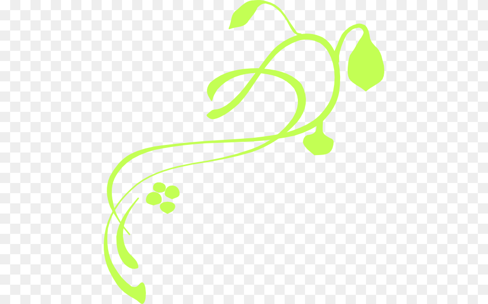 Green Vine Clip Art At Clker Vines Clip Art, Floral Design, Graphics, Pattern, Plant Free Png
