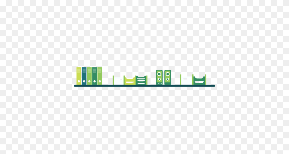 Green Wall Shelf Clipart, Furniture Png Image