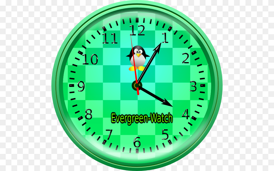 Green Watch Svg Clip Arts Zbatka Pompy Wody Bashan 200 Quad, Analog Clock, Clock, Animal, Bird Free Png Download