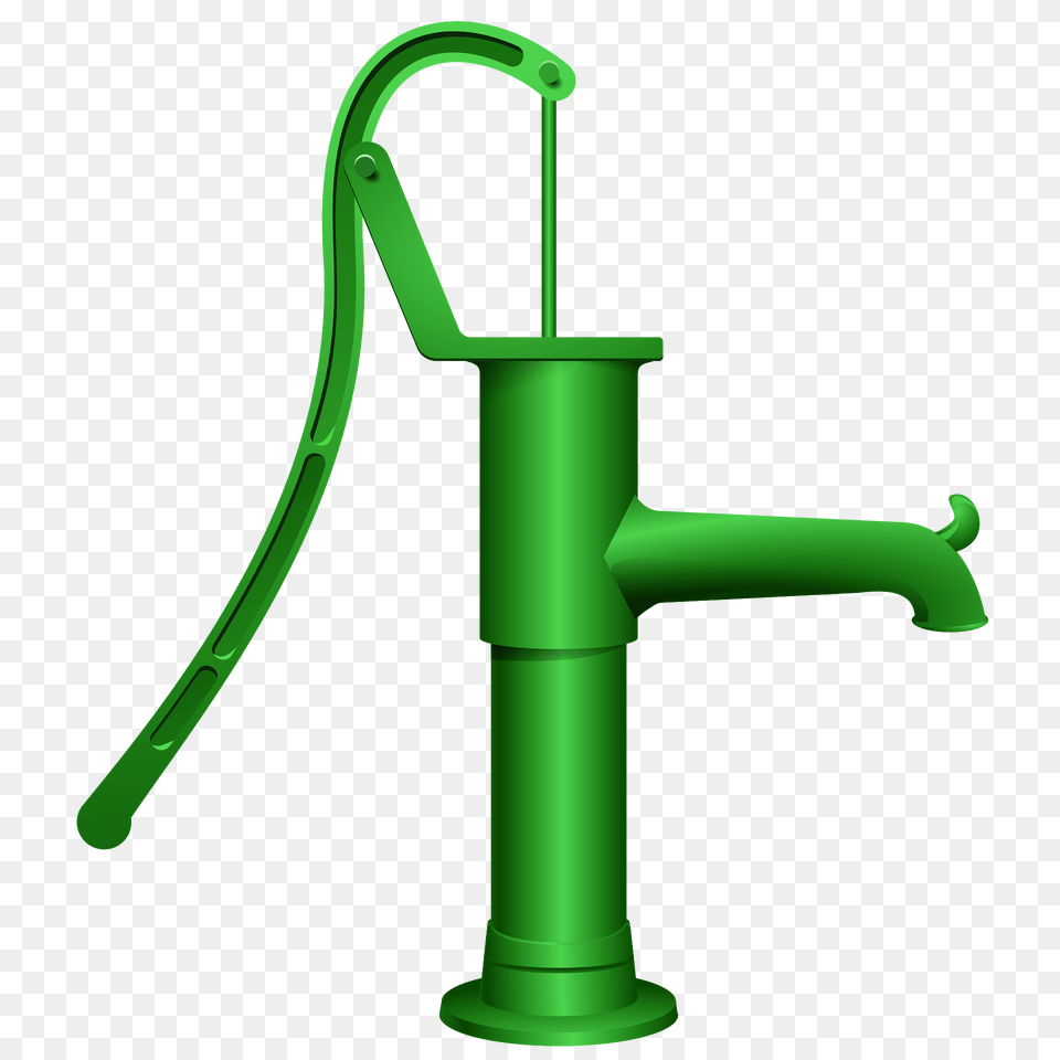 Green Water Pump Clipart, Smoke Pipe, Sink, Sink Faucet, Machine Png