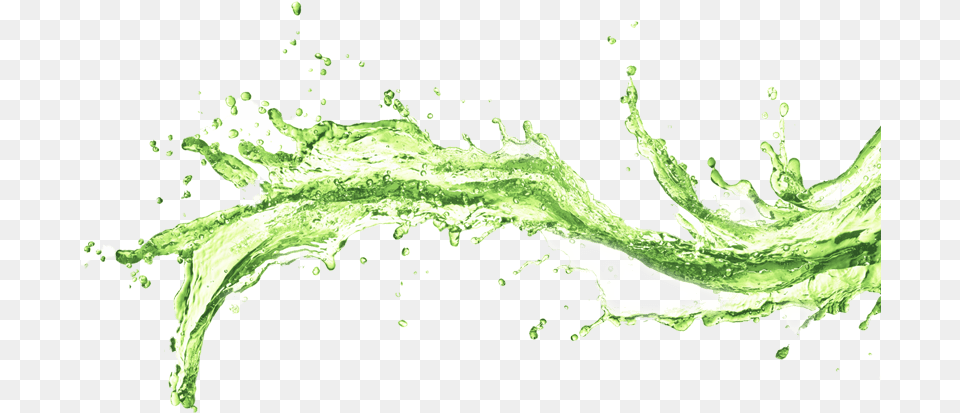 Green Water Splash Transparent Juice Splash, Plant, Nature, Outdoors, Purple Png Image