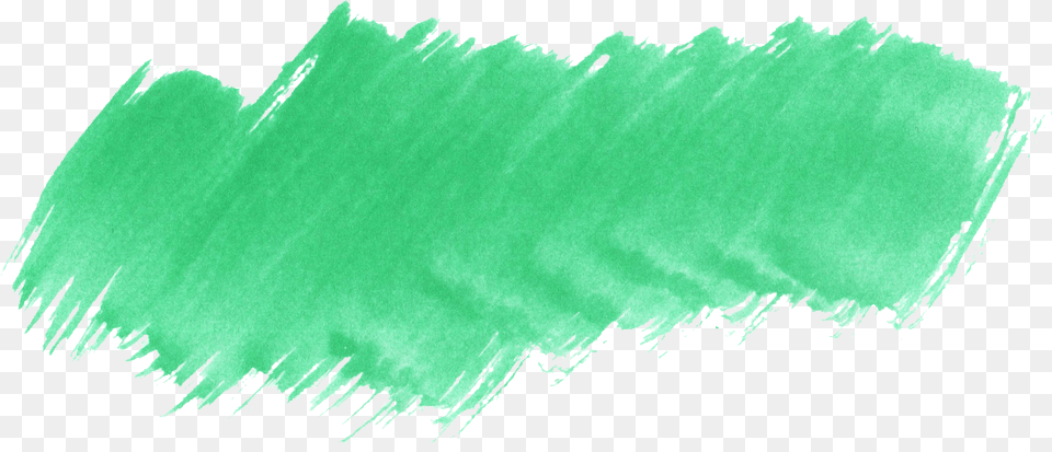 Green Watercolor Brush Stroke Brush Stroke Green, Stain, Plant Png Image