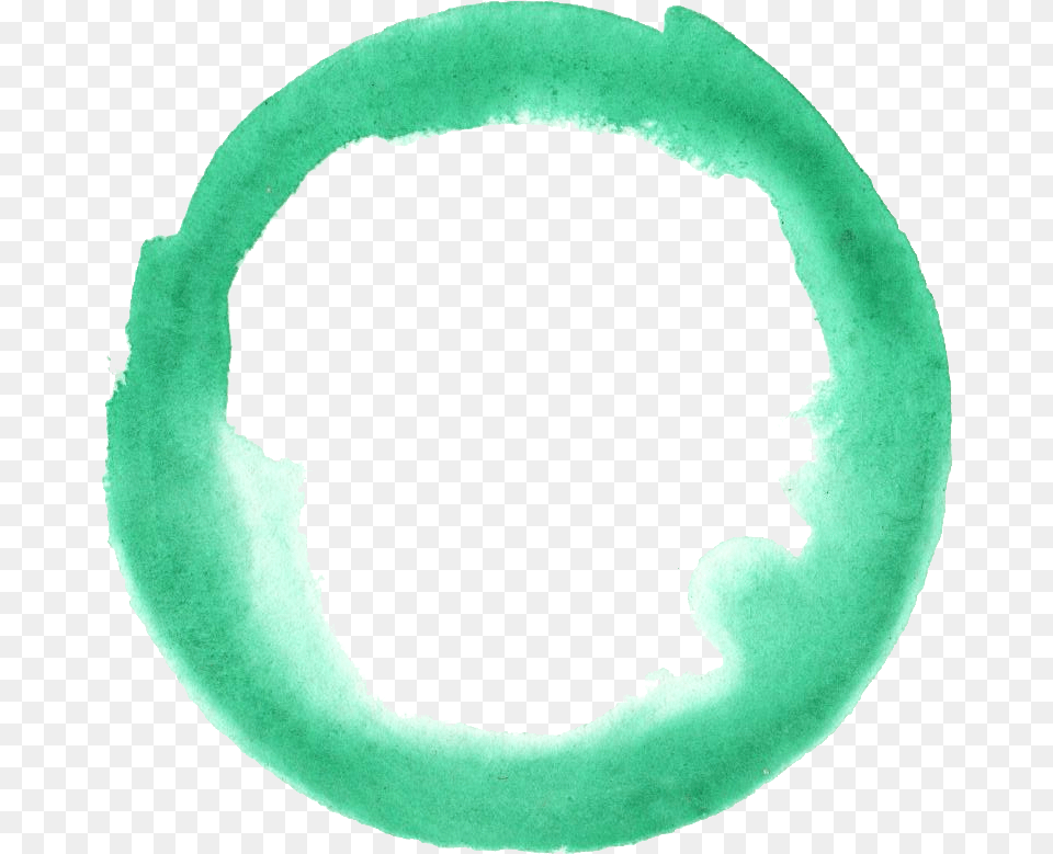 Green Watercolor Circle Green Watercolor Circle, Land, Nature, Outdoors, Sea Free Png Download