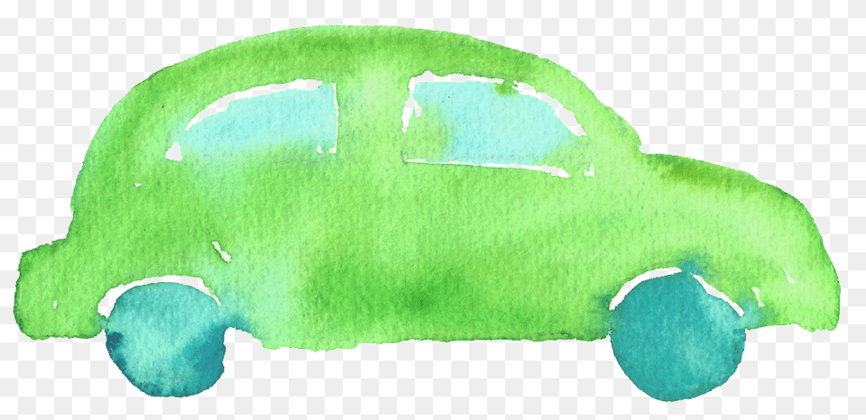 Green Watercolor Sedan Transparent Decorative, Land, Nature, Outdoors, Sea Png
