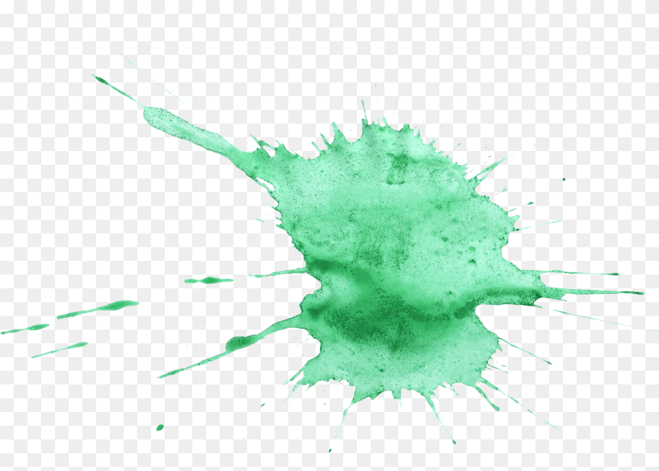 Green Watercolor Splatter Transparent Onlygfxcom Splash, Stain, Person Free Png
