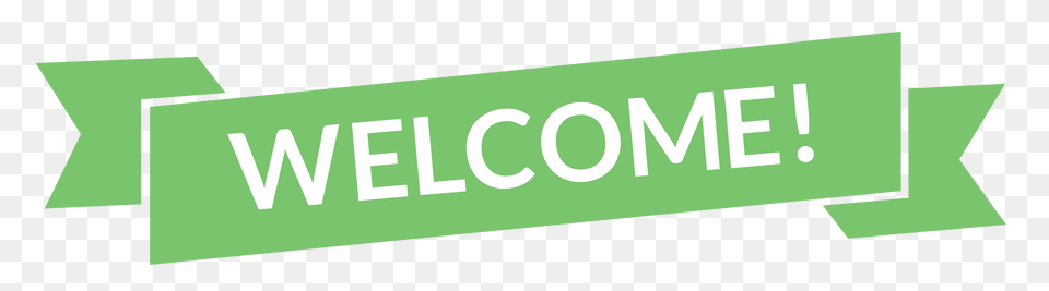 Green Welcome Banner, Symbol, Logo Free Png Download