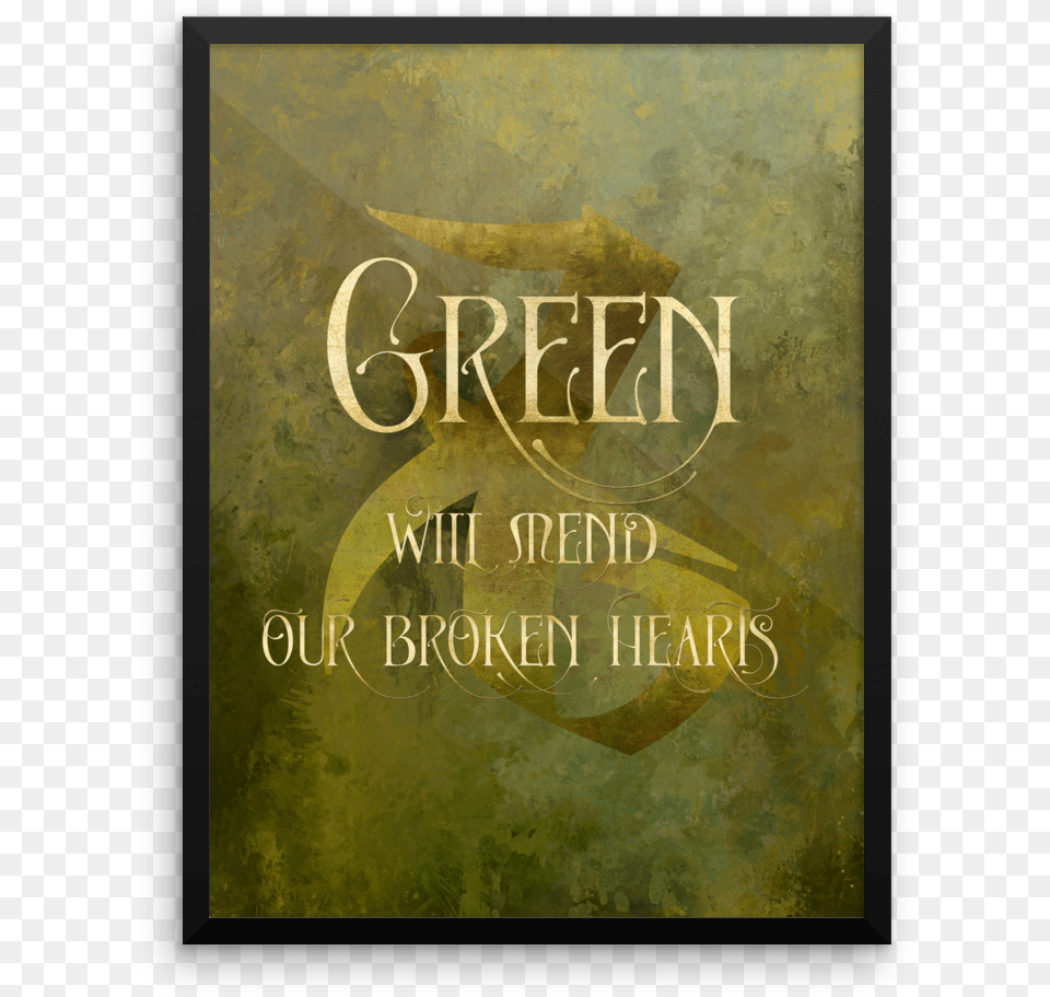 Green Will Heal Our Broken Hearts Christmas Card, Book, Publication, Novel Free Transparent Png