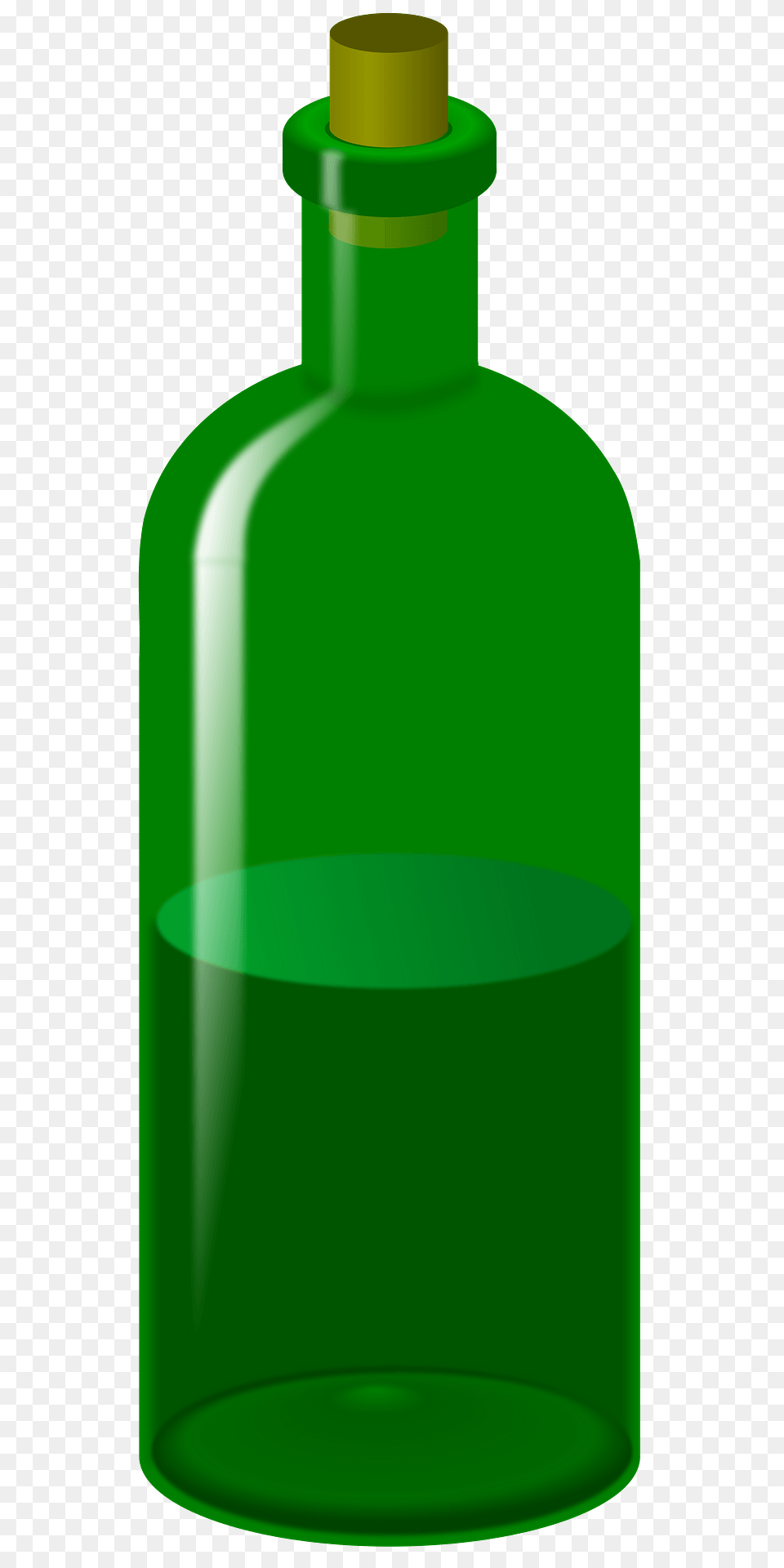 Green Wine Bottle Clipart, Cylinder, Glass, Shaker Png Image