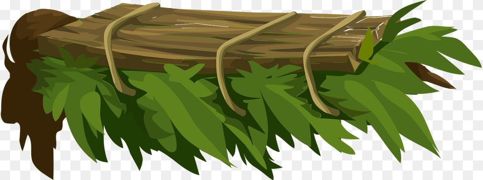 Green Wooden Platform Clipart, Grass, Plant, Vegetation, Nature Png