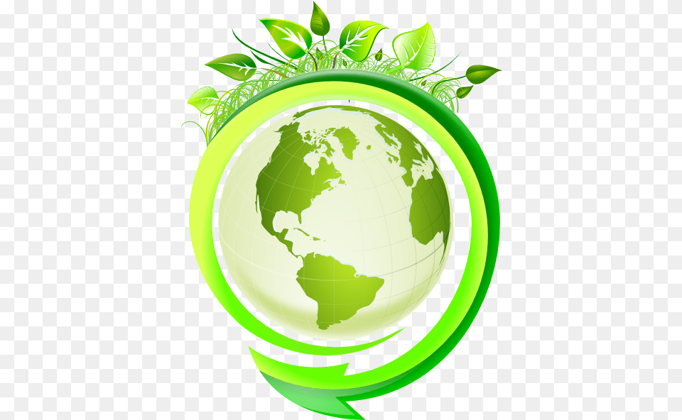 Green World Dia Del Medio Ambiente, Sphere, Astronomy, Outer Space, Planet Free Png