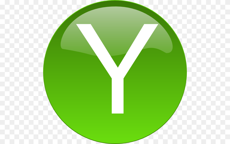 Green Y Clip Art, Disk, Sign, Symbol Free Transparent Png