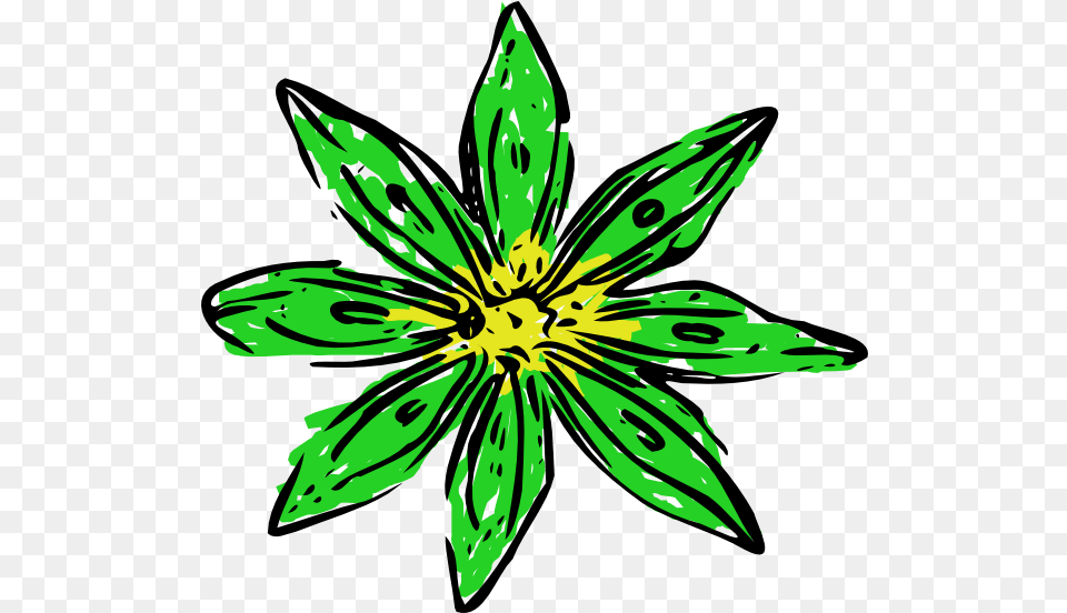 Green Yellow Flower Clip Art Flower Clip Art, Floral Design, Graphics, Pattern, Leaf Free Transparent Png