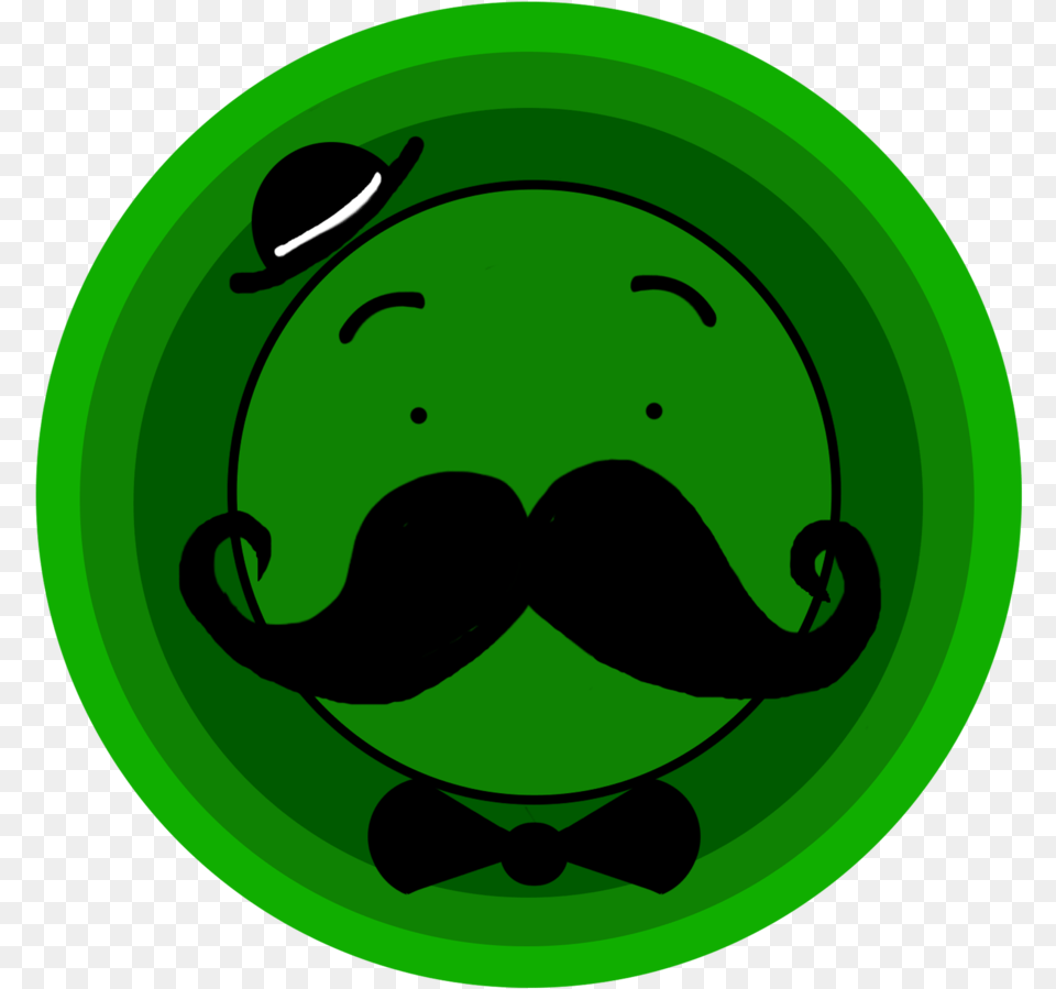 Green Youtube 4 Icon Green Site Logo Icons Sign, Face, Head, Person, Mustache Png Image