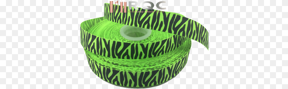 Green Zebra Grosgrain Ribbon 78 Tiger Striped Rqc Supply Handbag, Birthday Cake, Cake, Cream, Dessert Png Image