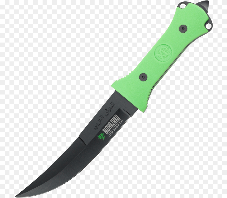 Green Zombie Jambiya Knife Hunting Knife, Blade, Dagger, Weapon Free Png Download