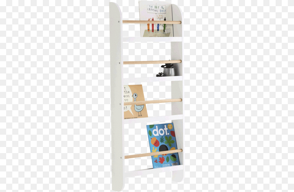 Greenaway Skinny Bookcase Whitenatural Great Little Trading Co, Furniture Free Png