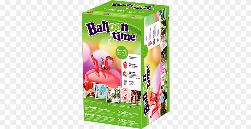 Greenbox Helium Balloon Time 30 Balloons Play Set, Advertisement, Poster Png Image