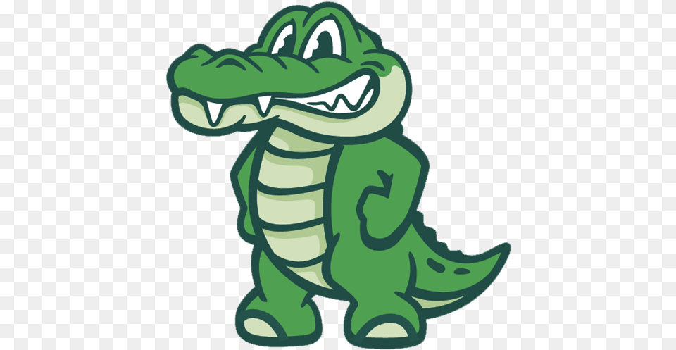 Greenbrier Gator Cartoon Alligator Standing Up, Ammunition, Grenade, Weapon, Animal Png Image