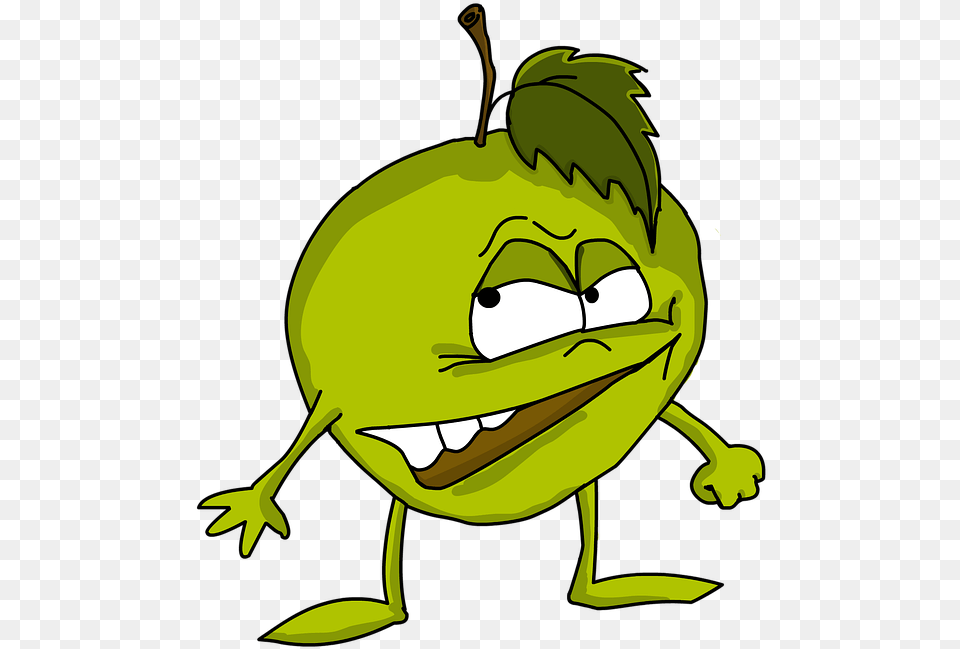 Greencartoonhylatree Frogclip Evil Green Apple, Cartoon, Animal, Fish, Sea Life Free Png