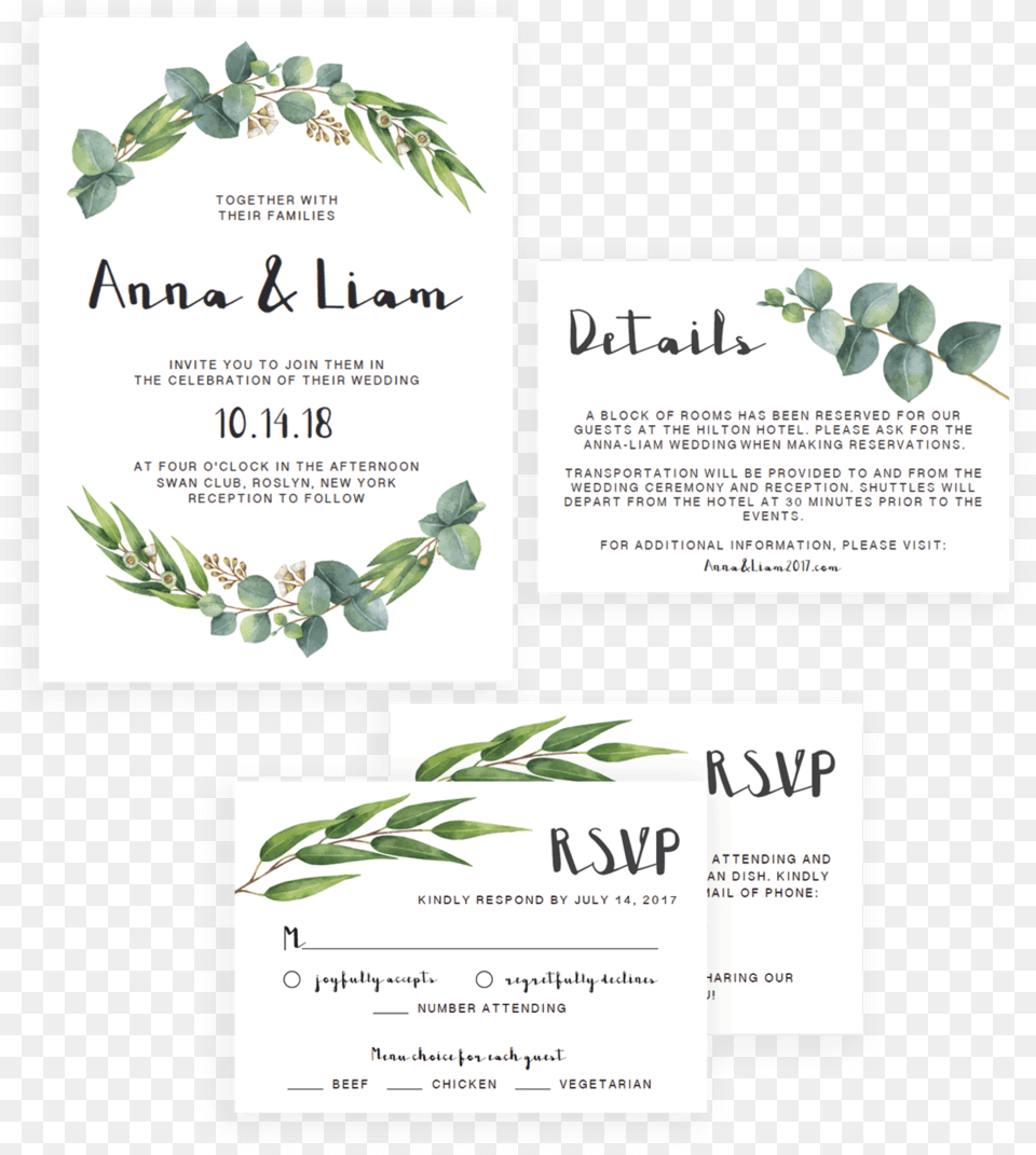 Greenery Invitation Templates, Advertisement, Herbal, Herbs, Plant Free Png