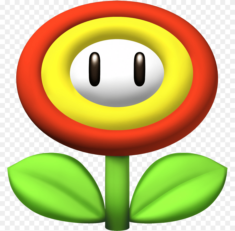 Greenfacial Expressionclip Super Mario Blue Flower, Candy, Food, Sweets, Lollipop Free Png Download