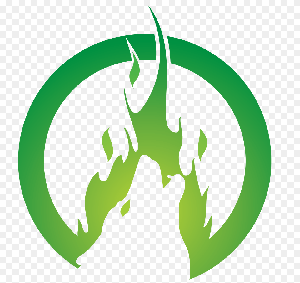 Greenfire Growth Collective, Logo, Person, Symbol, Green Free Png