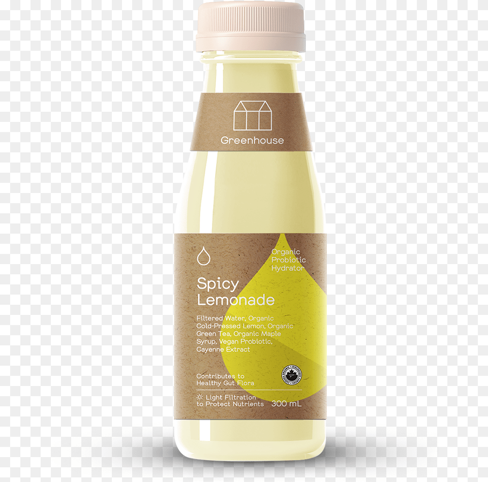 Greenhouse 300ml Spicylemonade Productshot Greenhouse Juice Spicy Lemonade, Bottle, Beverage, Food, Fruit Free Png Download