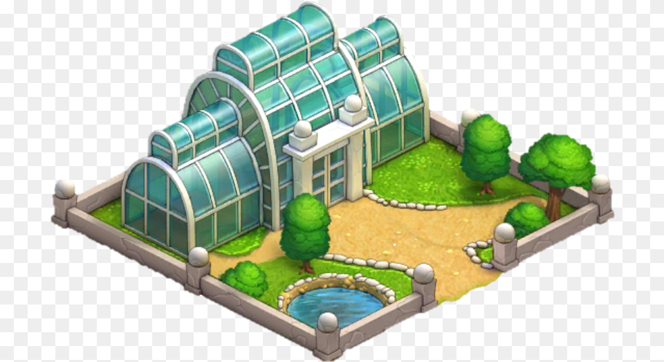 Greenhouse Building, Nature, Garden, Outdoors, Gardening Png Image