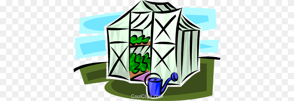 Greenhouse Royalty Vector Clip Art Illustration, Garden, Gardening, Nature, Outdoors Free Transparent Png