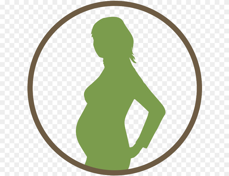 Greenhula Hoopcircleclip Artsilhouette Pregnancy Free Png