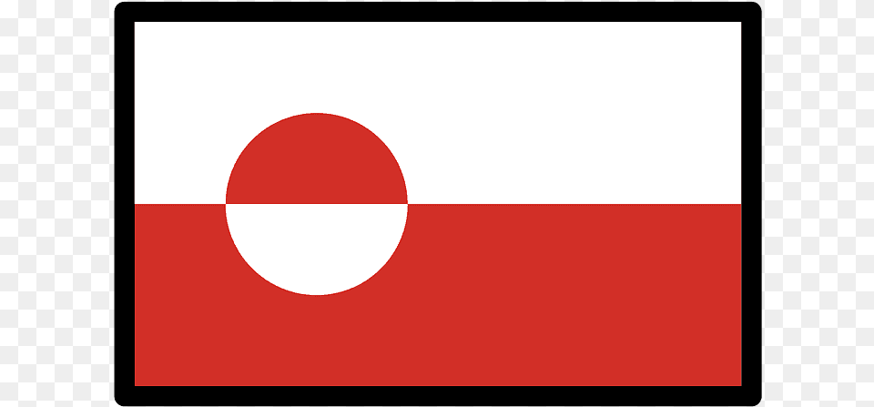 Greenland Flag Emoji Clipart Greenland Flag, Astronomy, Moon, Nature, Night Png