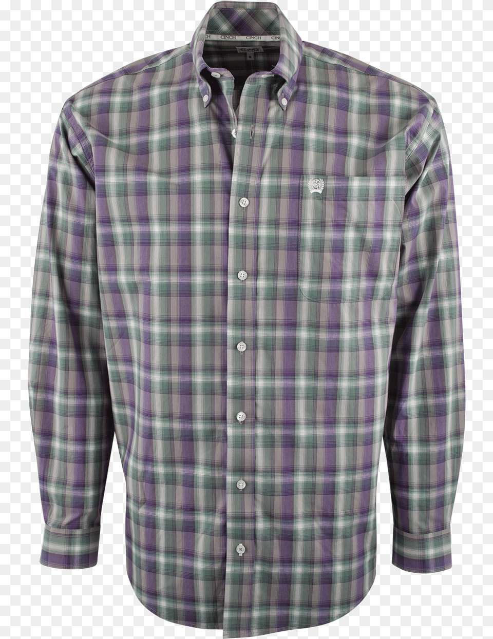 Greenpurple Plaid Plain Weave Shirt Plaid, Clothing, Dress Shirt, Long Sleeve, Sleeve Free Png