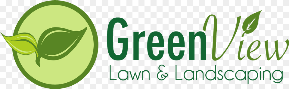 Greenview Lawn And Landscape Logo Graphic Design, Green, Food, Fruit, Plant Free Png Download
