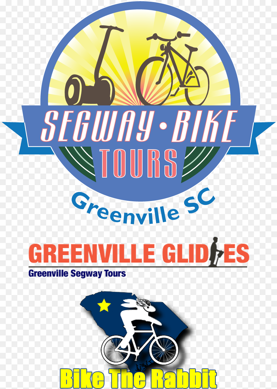 Greenville Segway Experience Bicycle, Advertisement, Poster, Machine, Spoke Png Image