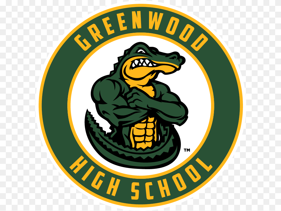 Greenwood Gators Athletics Big, Logo, Person Free Png