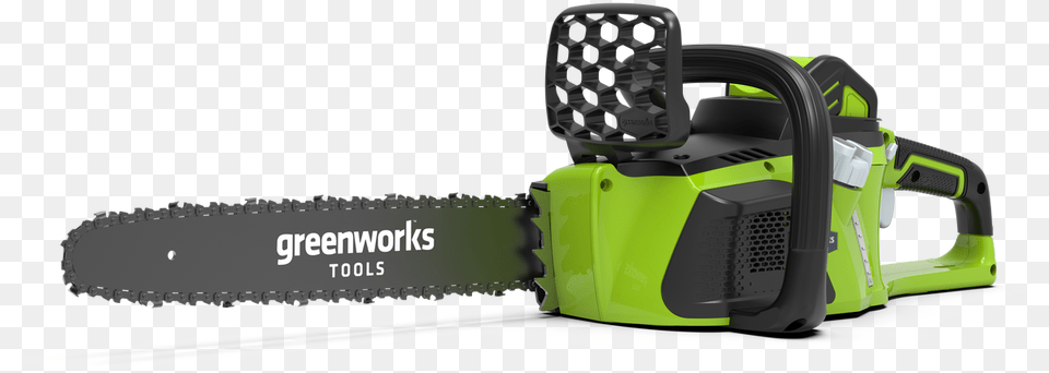 Greenworks 40v Chainsaw Gd40cs40 Chainsaw, Device, Chain Saw, Tool, Car Free Png