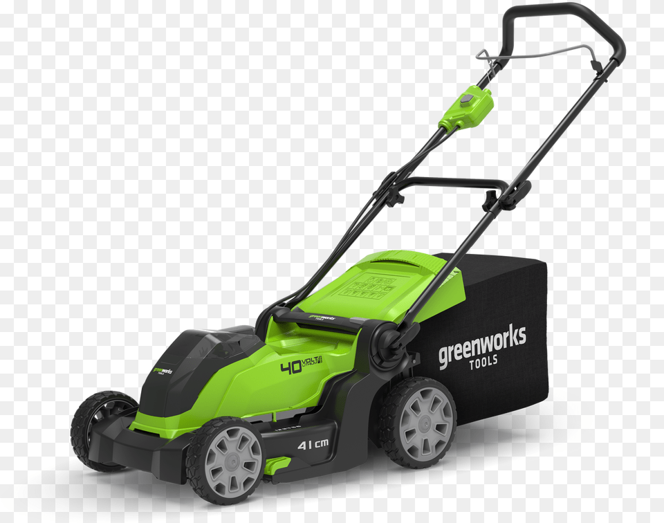 Greenworks 40v Lawn Mower G40lm40 Greenworks, Device, Grass, Plant, Lawn Mower Free Png Download