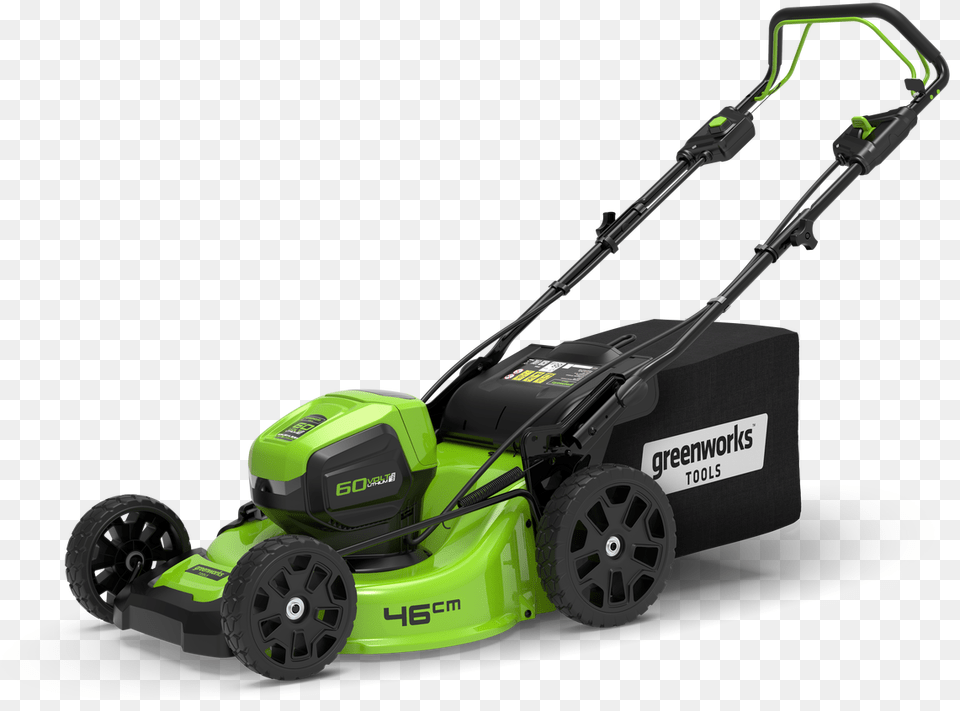 Greenworks 60v Lawn Mower Gd60lm46sp Akumulatorska Kosilnica, Device, Grass, Plant, Lawn Mower Free Png