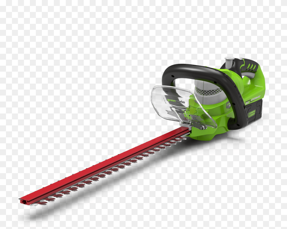 Greenworks Hedge Trimmer Deluxe, Device, Chain Saw, Tool, Smoke Pipe Free Png Download